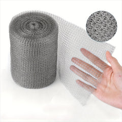 1pc 5 X 50ft Stainless Steel Wire Mesh Hole Filler Fabric