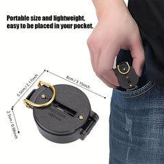 Aluminium Alloy Foldable Compass with Luminous Design
