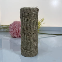 Natural Jute Twine 50m Hand Braided String Twine for Gardening & Crafts