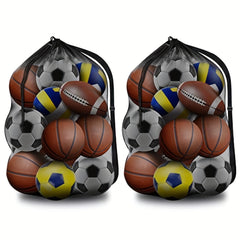 Sports Ball Storage Mesh Bag with Adjustable Strap