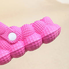 Butterfly Decor Bubble Massage Sandals Slip On Ankle Strap Shoes