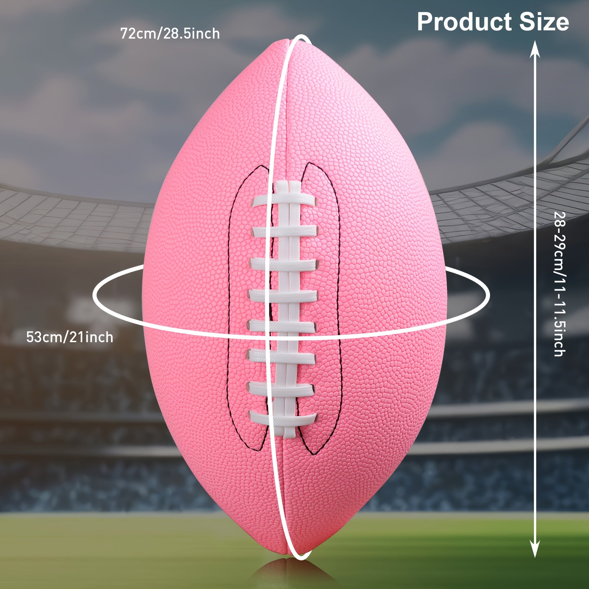 American Football PU Training Competition Luminous Rugby Ball