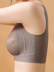 Lace Wireless Bra Comfortable & Breathable Stretch Bra