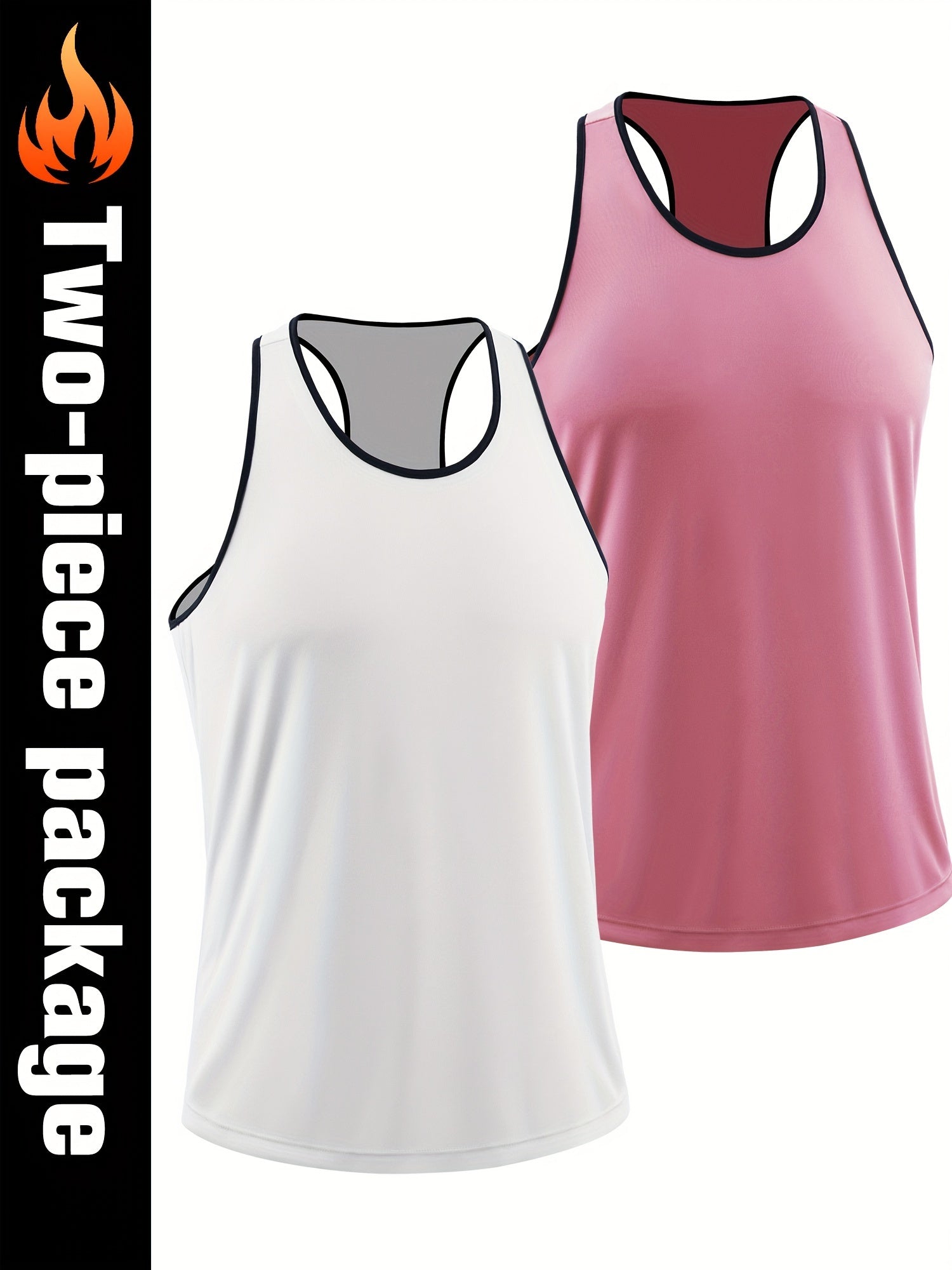 Men's Letter Print Tank Top Quick Dry Stretch Breathable Sleeveless Shirt