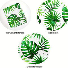 Hawaiian Palm Leaf Tablecloth Disposable Tropical Tablecloth for Jungle Party