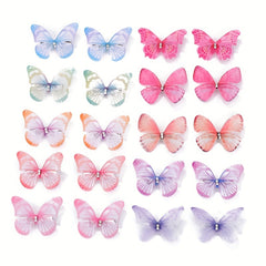 10pcs Butterfly Hair Clips for Baby Girls
