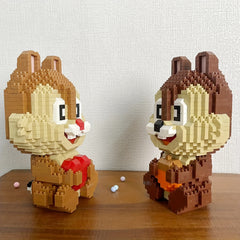 Classic Cartoon Characters Squirrel Building Block Model Puzzle