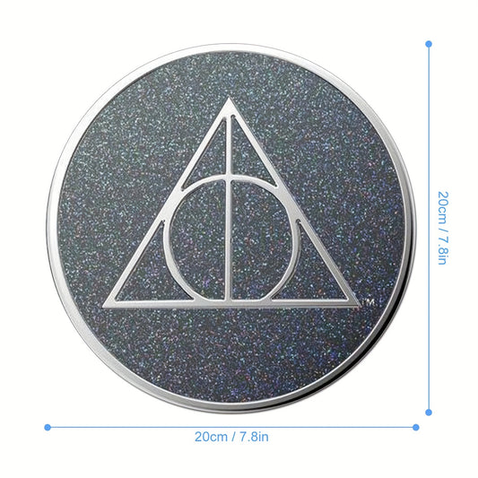 Round Mouse Pad 20cmx20cm Non Slip Rubber Base Washable