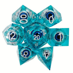 7pc Eyeball Dice Set for Tabletop Role playing Games