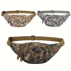 Waterproof Camo Chest Bag Fanny Pack for Outdoor Sports