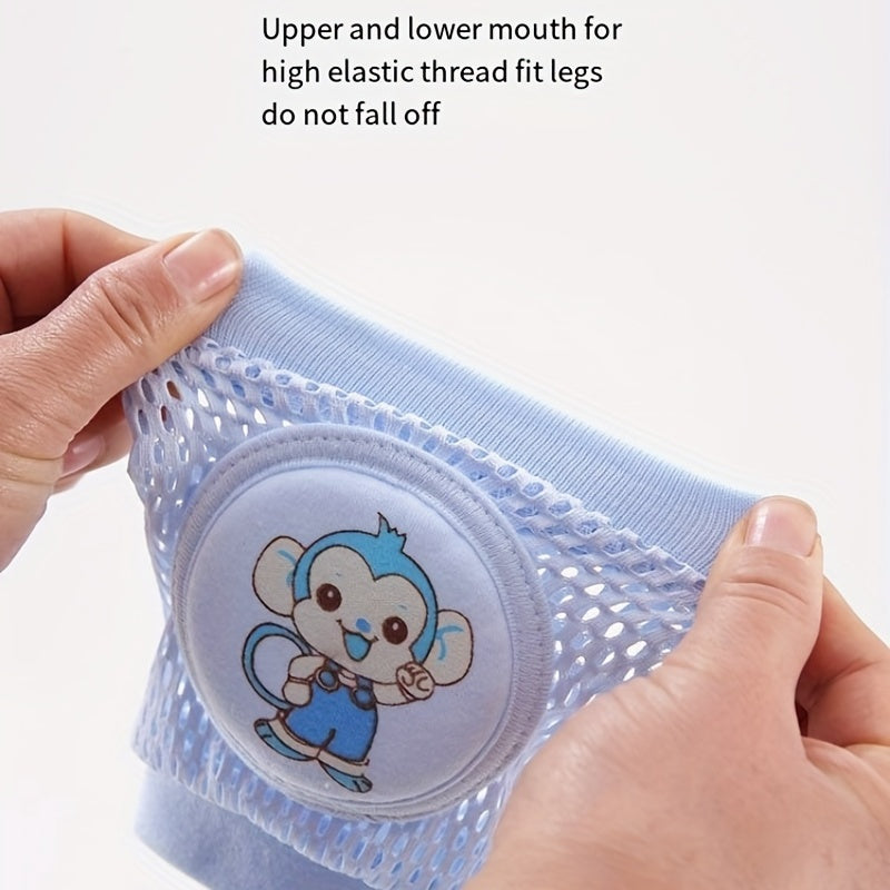 Breathable Mesh Baby Knee Pads for Crawling and Walking