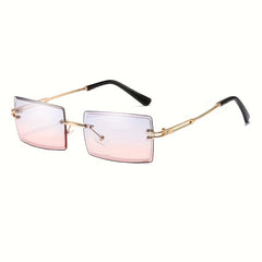 Rimless Sunglasses Gradient Glasses UV400