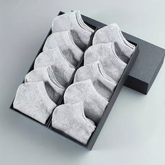 10-Pair Summer Low Cut Socks for Outdoor Fitness