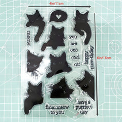Cat Transparent Silicone Stamp