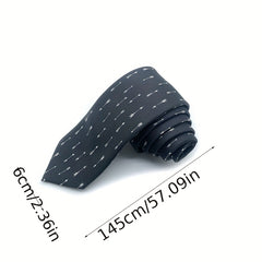 1pc Men's Arrow Print Necktie Business Necktie