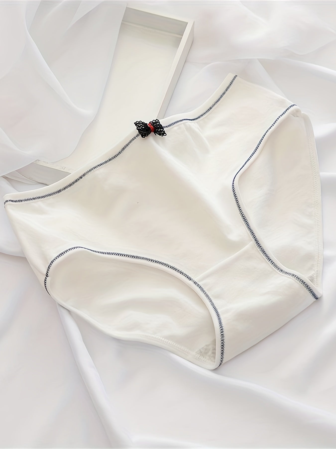5pcs Bow Girls Panties Cotton Stretch Underwears
