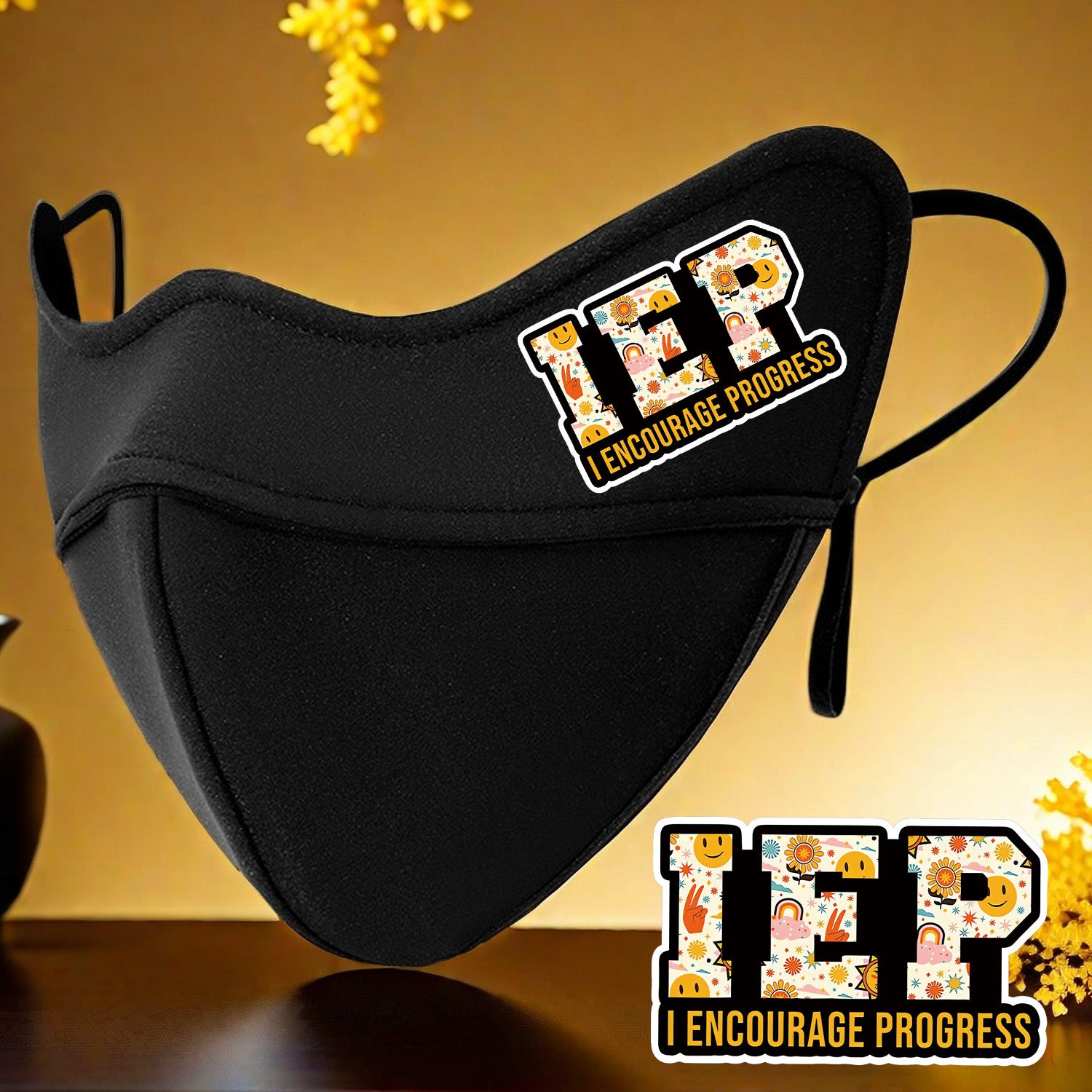 5D 5036 IEP I Encourage Progress Warm Mask