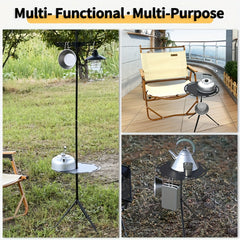Ultralight Aluminum Round Table for Camping