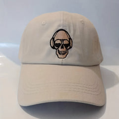 Skull Embroidery Baseball Cap Hip hop Sunshade