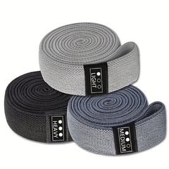 3pcs Resistance Band Set for Squatting Yoga Elastic Tension Rope