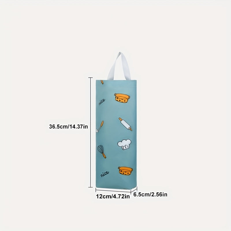 Plastic Bag Holder Wall Mount - Grocery Bag Storage Dispenser