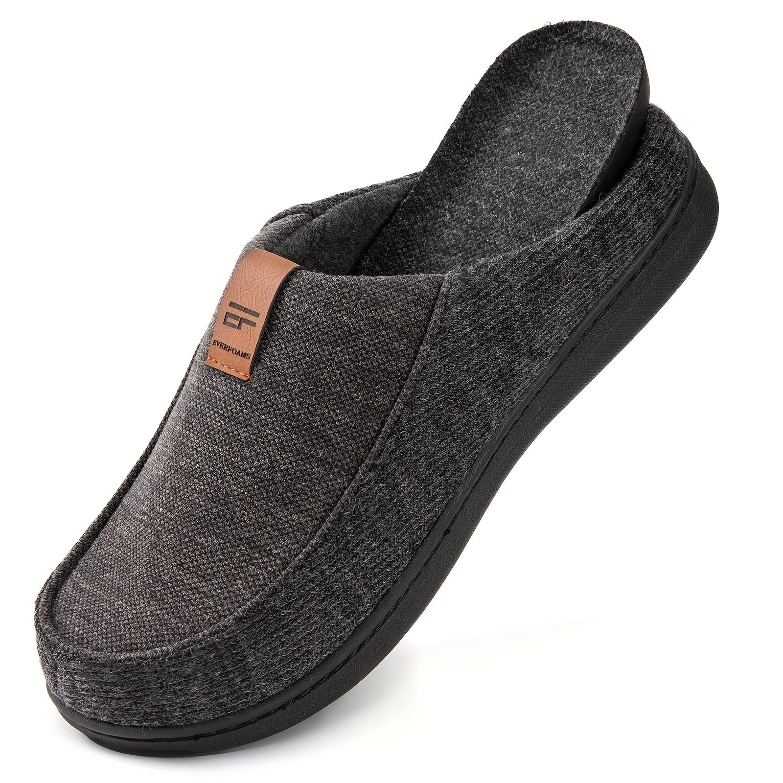 Men's Knitted Mules Lightweight Slip-On Casual Shoes