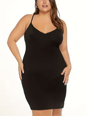 V Neck Summer Mini Cami Dress