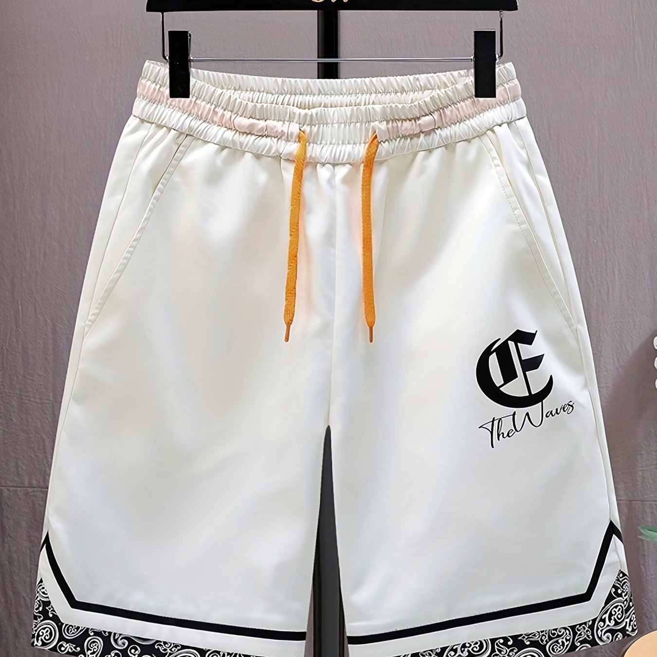 Men's Drawstring Beach Shorts Comfy and Casual Active Summer Shorts