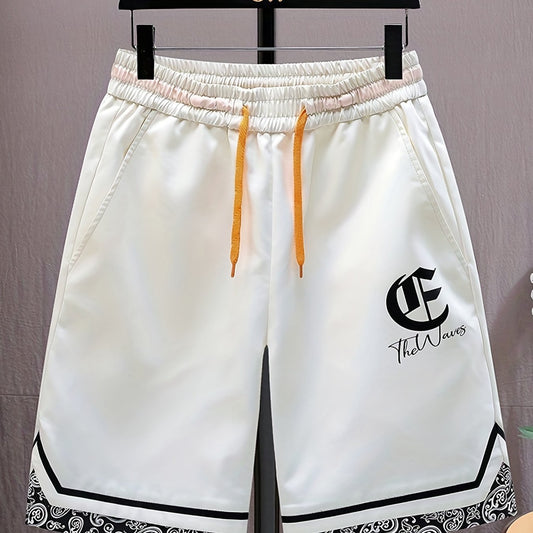 Men's Drawstring Beach Shorts Comfy and Casual Active Summer Shorts