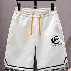 Men's Drawstring Beach Shorts Comfy and Casual Active Summer Shorts