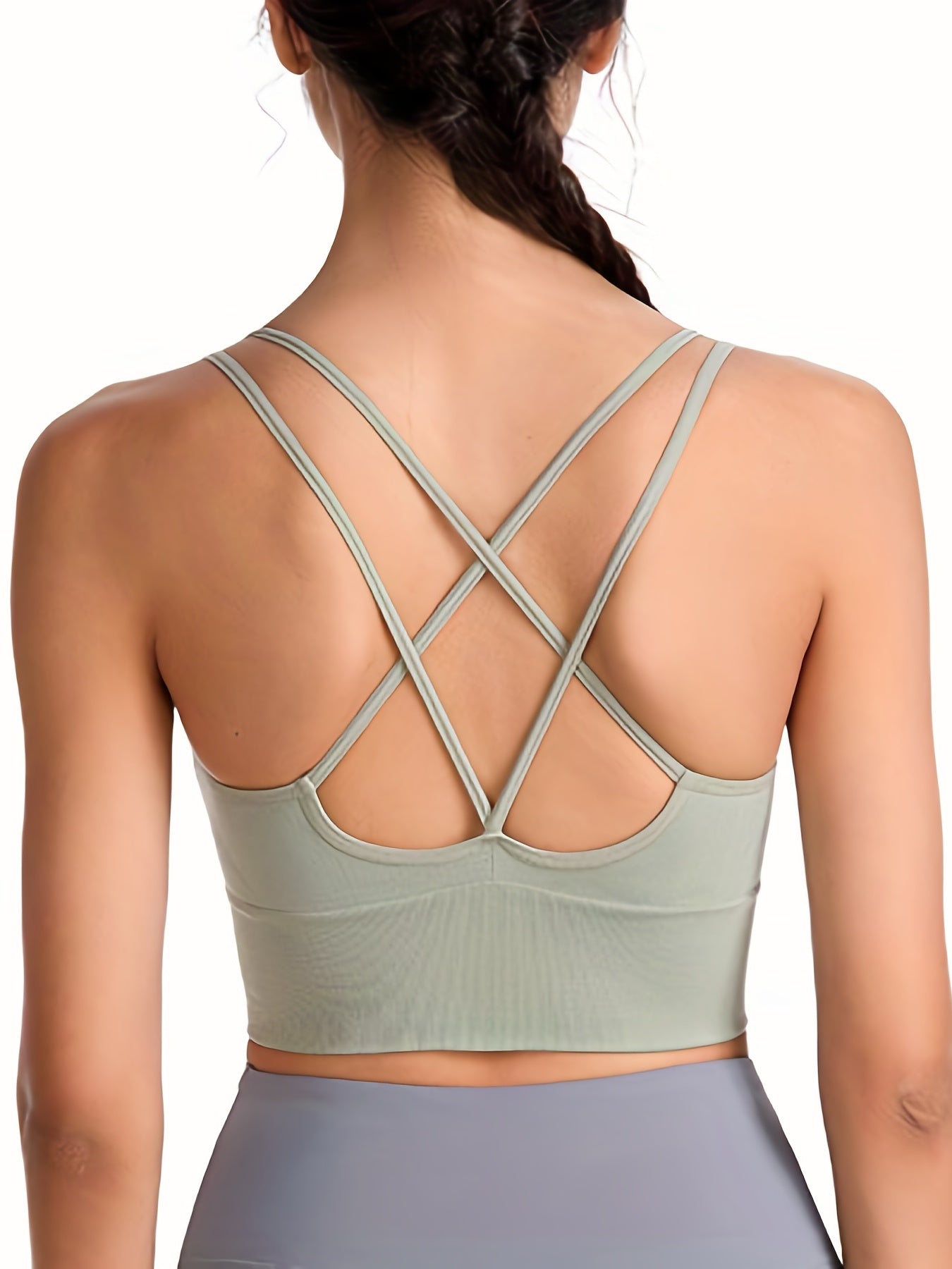 Criss Cross Shockproof Sports Bra for Women
