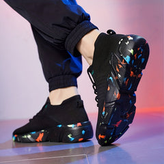 Men's Lightweight Knit Sneakers for Running