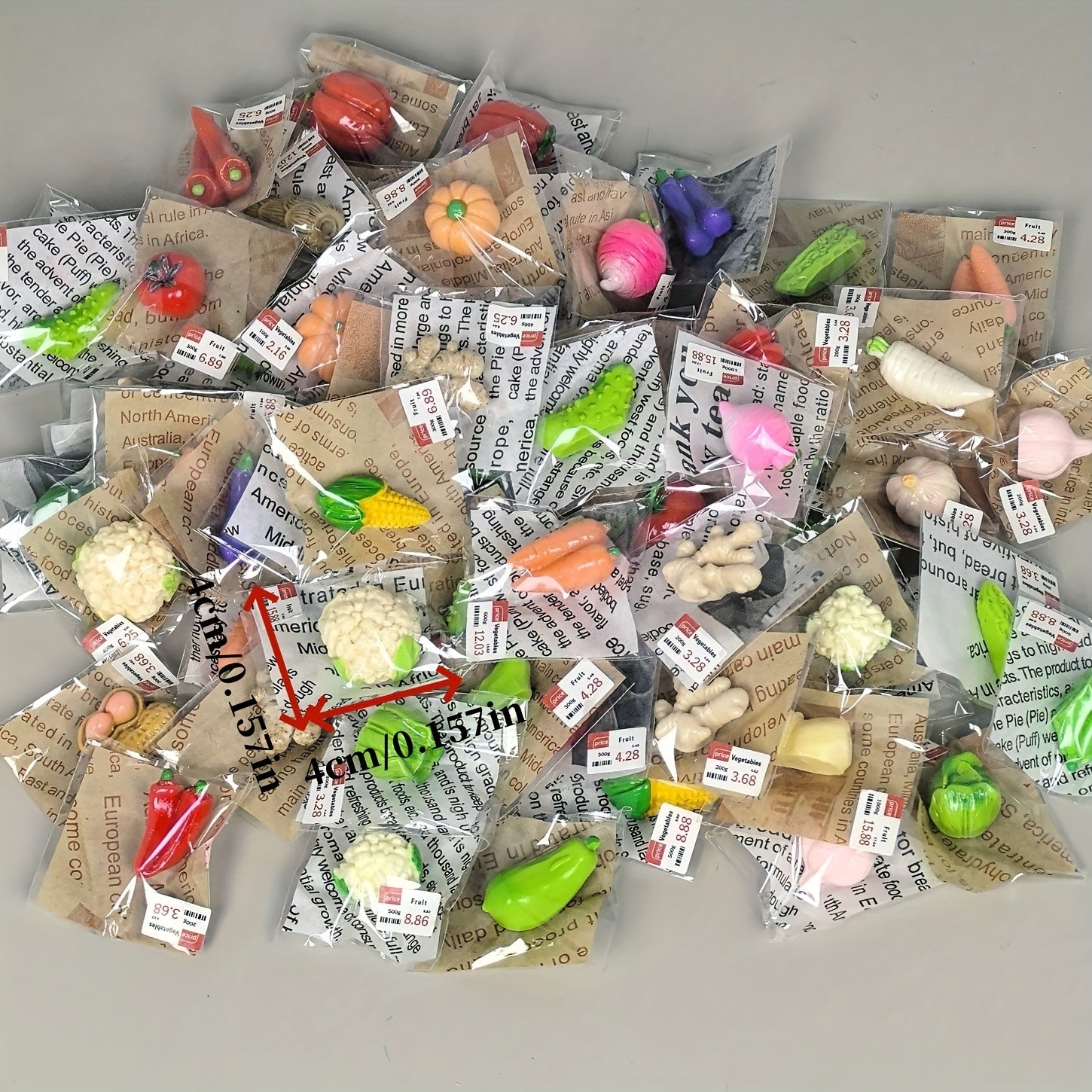 30pcs Vegetable Model Simulation Toy Set Farm Sandbox Game Accessories