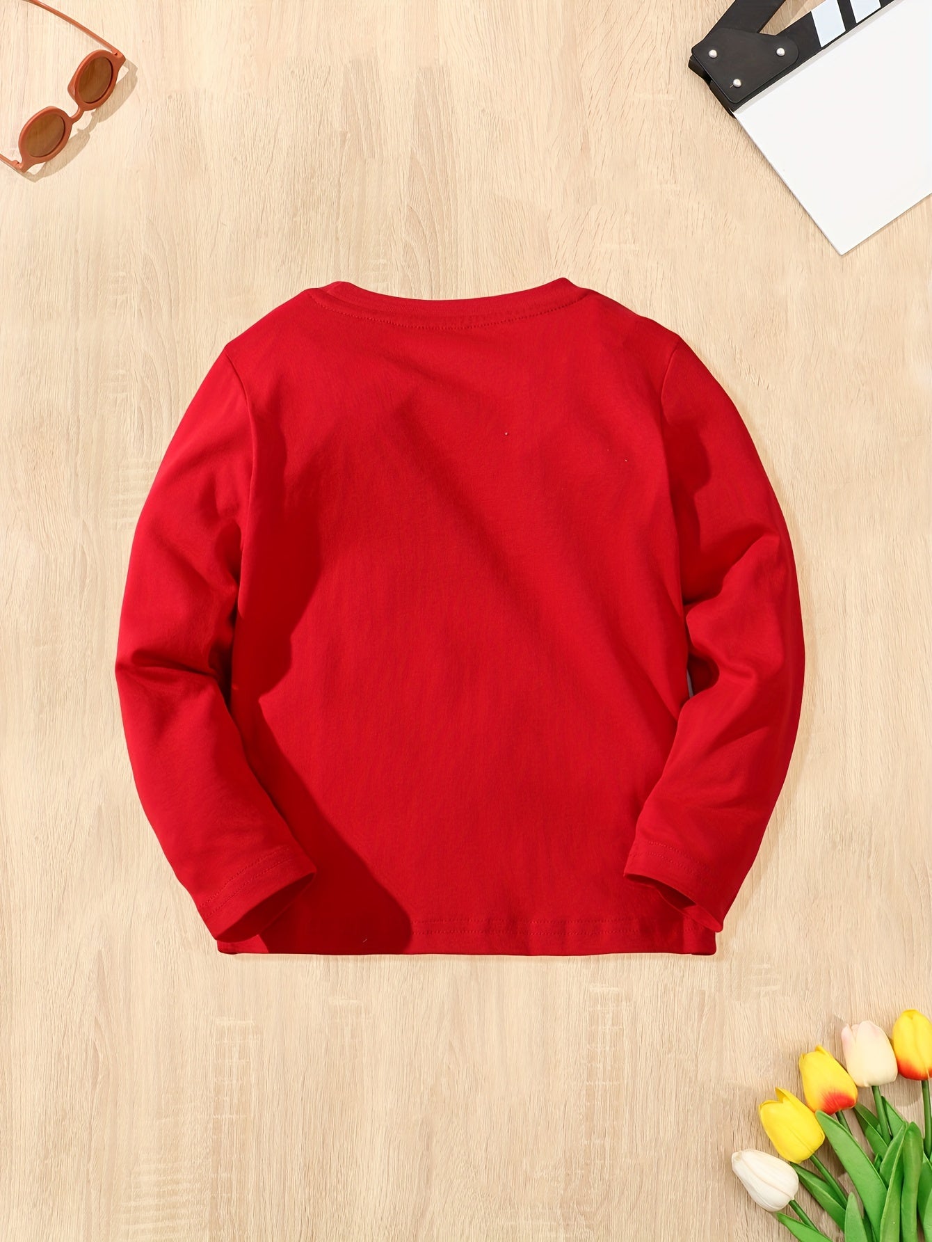 Boys' Car Pattern Long Sleeve T Shirt for Fall and Winter