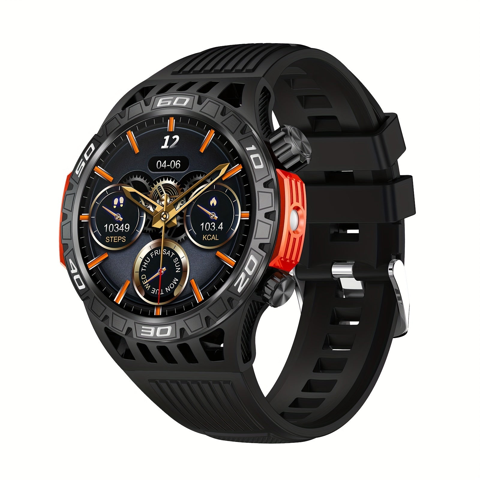 Smartwatch SOS Flashlight 3 Touch Water Resistant 450mAh 360p Display