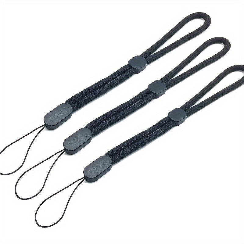 3pcs Adjustable Wrist Straps For Phones Cameras Key Chains