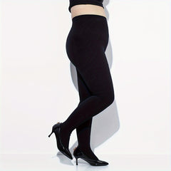 Casual Pantyhose Women's Plus Solid Stirrup High Waist