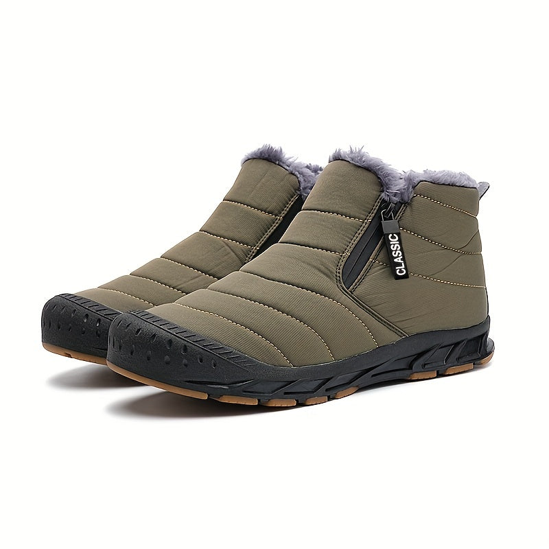 Women's Winter Snow Boots Soft Sole Waterproof Fashionable Warm Ankle Boots