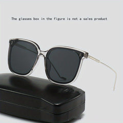 Men's Polarized Sunglasses UV Protection Large Frame Metal Unisex Couple