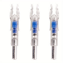 3pcs Luminous Nocks For 6.2mm Arrow Shaft, Multiple Colors