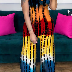 Tie Dye Cami Jumpsuit for Women