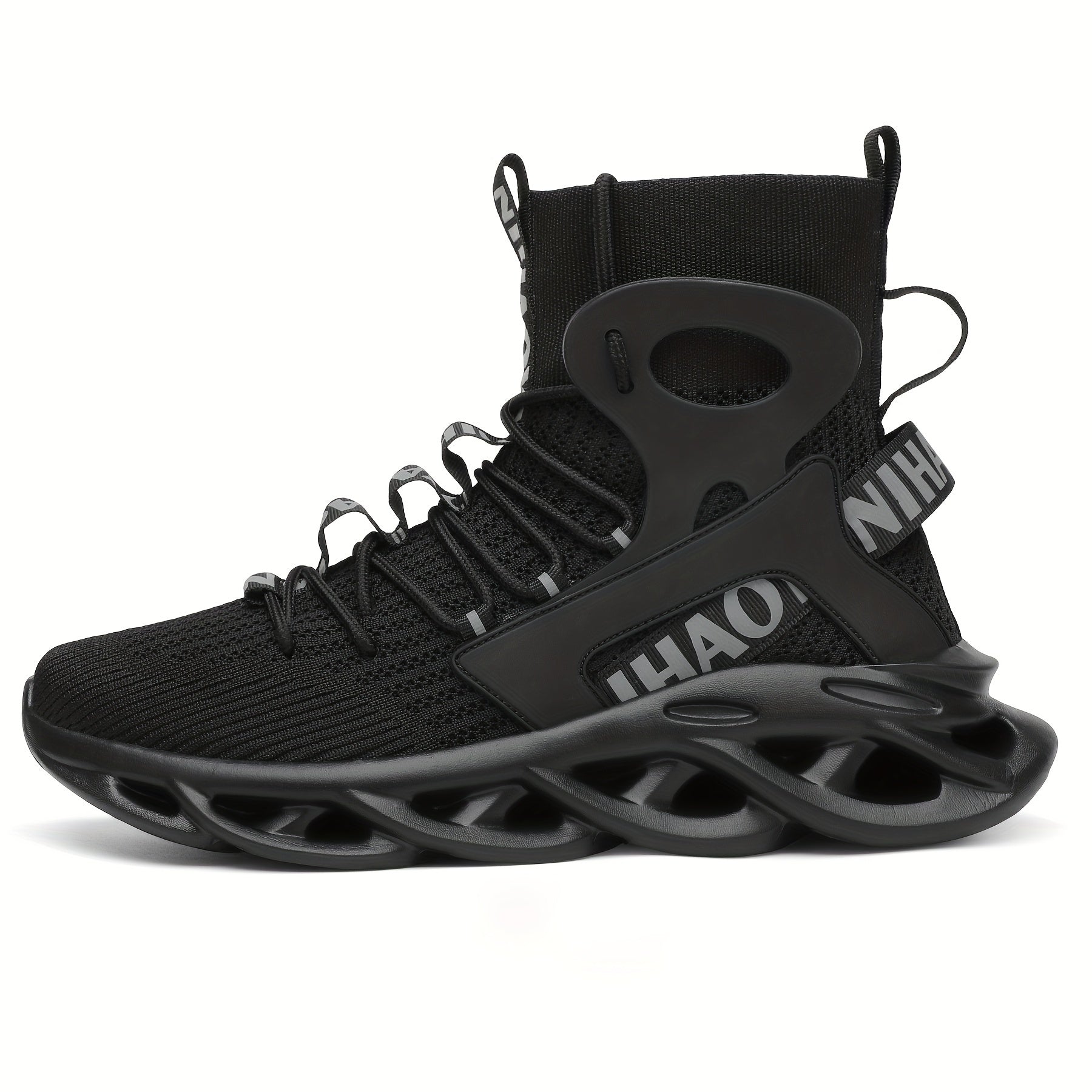 Men's Breathable Ankle Top Sneakers for Jogging Tennis Gym