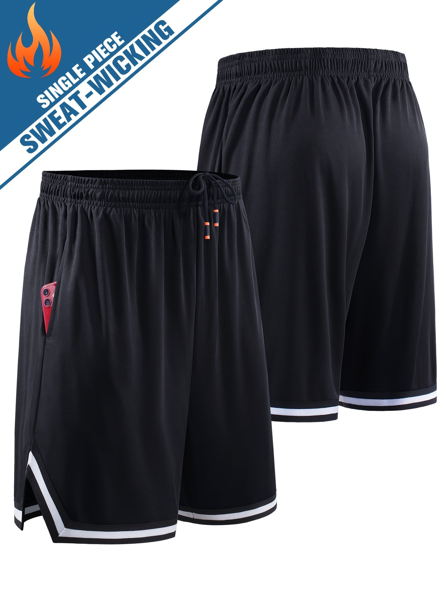 Men's Fast Drying Sports Shorts for Running Basketball Training