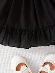 Girls Summer Suspender Princess Dress