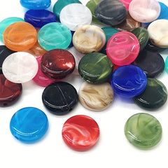 20pcs 15mm Acrylic Spacer Beads DIY Jewelry Making Craft Supplies