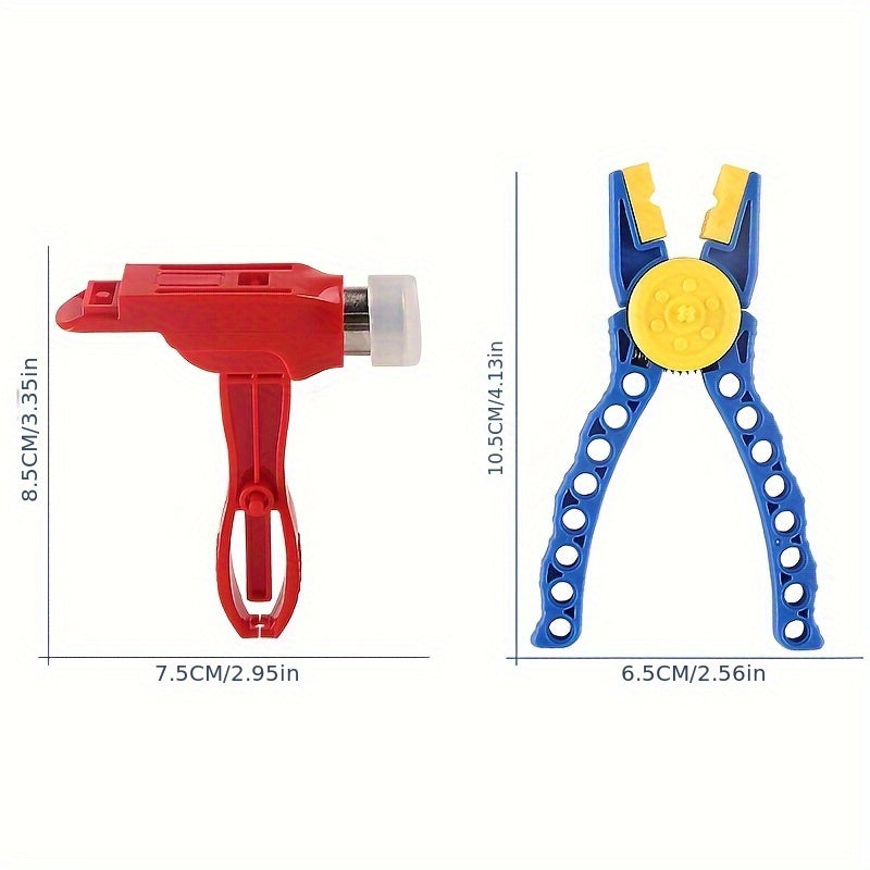 9pcs Small Particle Building Block Tool Set Pliers Toy Kit Disassembly Special P