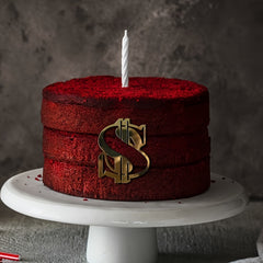 Happy Birthday Cake Insert Plate Decoration