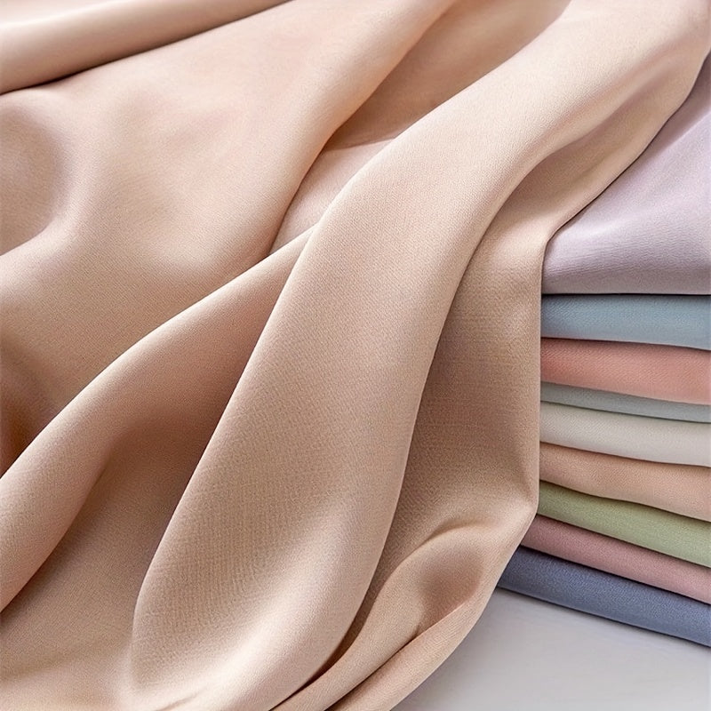Polyester Stretch Satin Fabric for Pajamas Dress