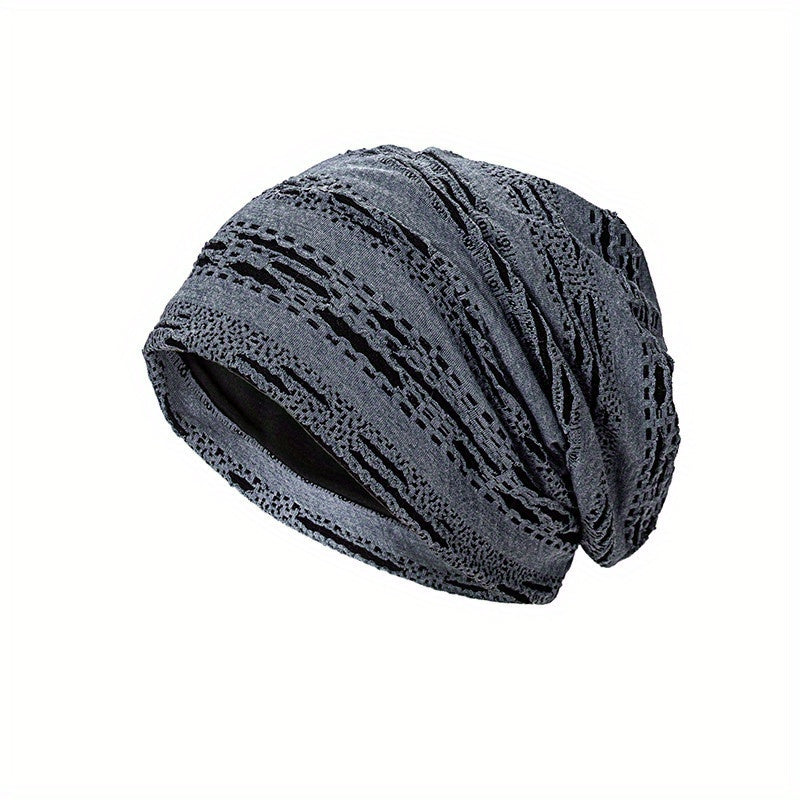 Warm Pile Hat Cold Hat Mens And Womens Pullover Hat Beanie Hat