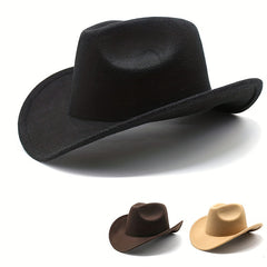 Men's European American Solid Wool Jazz Hat British Style Top Hat